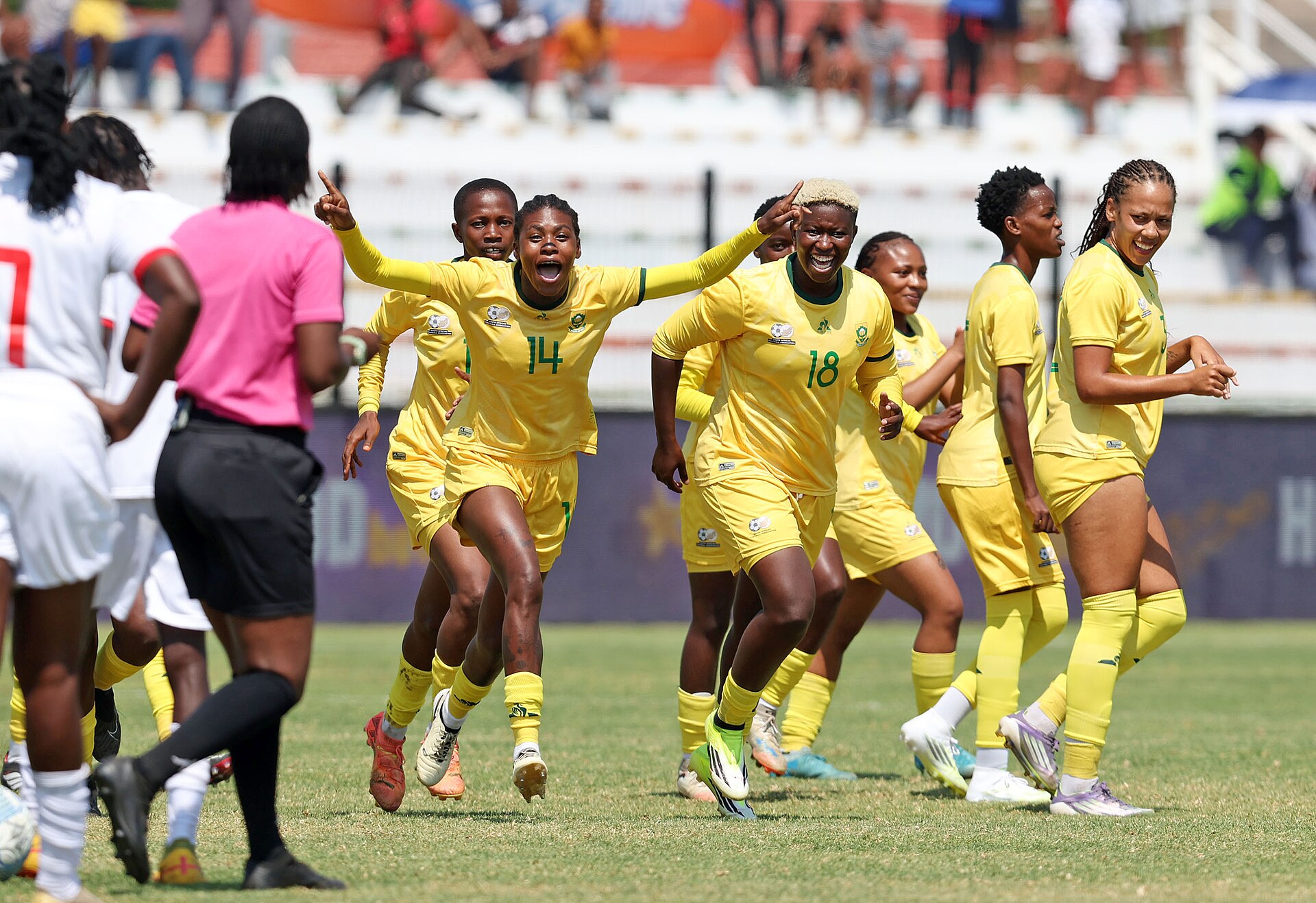 Brazil in Their Sights: Banyana Banyana Beat Nigeria 2-1 to Book World Cup Playoff Spot